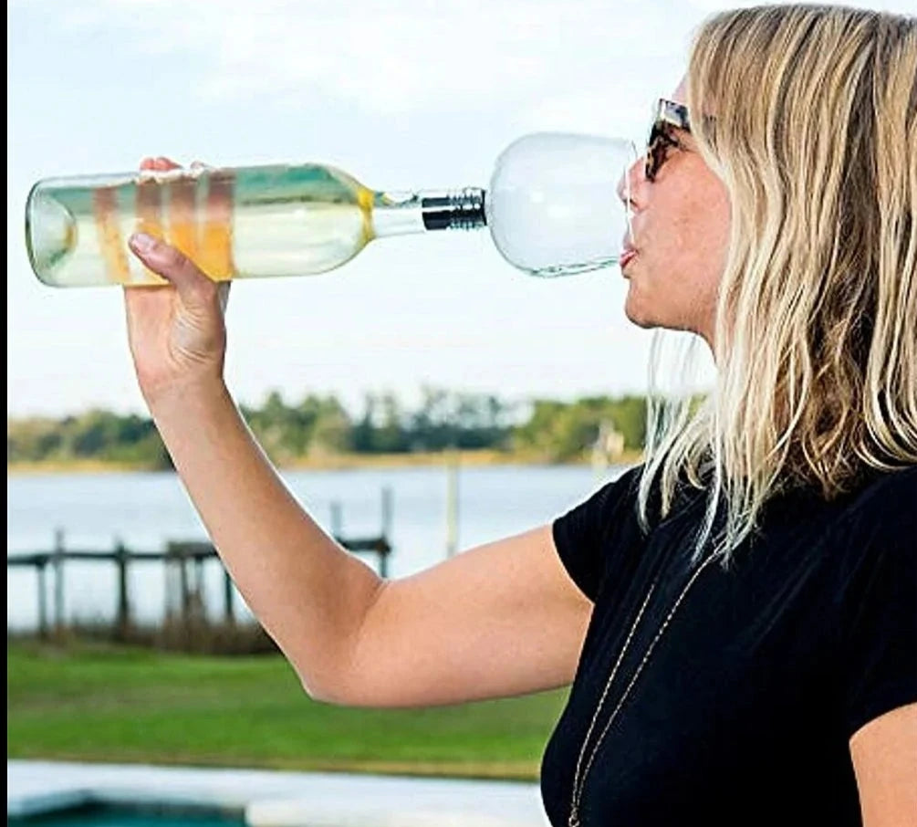 Creative Bottle Wine Glass